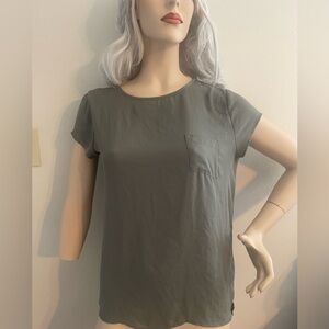 The Limited green silky top